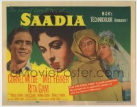 8k284 SAADIA TC 1954 Arab Cornel Wilde, Mel Ferrer & Rita Gam in hot-blooded Morocco!