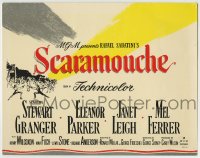 8k287 SCARAMOUCHE photolobby TC 1952 Granger & Leigh, based on the novel by Rafael Sabatini!