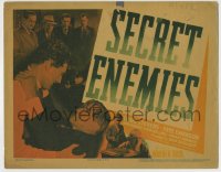 8k295 SECRET ENEMIES TC 1942 Craig Stevens vs Nazi spies in World War II!