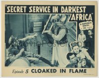 8k886 SECRET SERVICE IN DARKEST AFRICA chapter 5 LC 1943 Arab guy about to hit Rod Cameron w/chair!