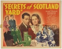 8k298 SECRETS OF SCOTLAND YARD TC 1944 does Stephanie Bachelor love a good man or a Nazi spy?