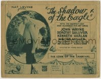 8k303 SHADOW OF THE EAGLE chapter 6 TC 1932 serial, tough guy carrying unconscious John Wayne!