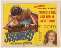 8k304 SHAMED TC R1953 the whole town knew her sin, there's a sexy girl like her in every town!