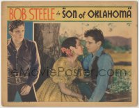 8k900 SON OF OKLAHOMA LC 1932 romantic close up of Bob Steele & pretty senorita Carmen Laroux!