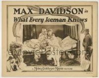 8k980 WHAT EVERY ICEMAN KNOWS LC 1927 Max Davidson, early Leo McCarey, wacky image!