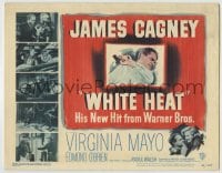 8k358 WHITE HEAT TC 1949 James Cagney is Cody Jarrett, classic film noir, top of the world, Ma!