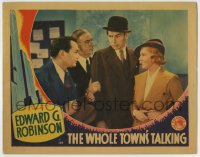 8k982 WHOLE TOWN'S TALKING LC 1935 Edward G. Robinson, Jean Arthur, John Ford classic!