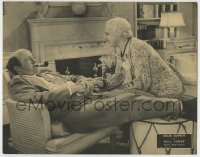 8k987 WILL POWER LC 1936 Edgar Kennedy's wife smiles at him relaxing in his chair with his pipe!