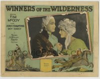 8k989 WINNERS OF THE WILDERNESS LC 1927 w/ Tim McCoy, Joan Crawford, Roy D'Arcy!