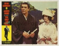 8k995 YOU ONLY LIVE TWICE LC #1 1967 Sean Connery as James Bond in kimono with pretty Mie Hama!