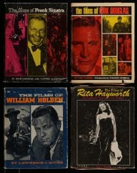 8m200 LOT OF 4 FILMS OF... HARDCOVER BOOKS 1970s Frank Sinatra, Kirk Douglas, Holden, Hayworth!