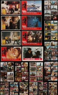 8m250 LOT OF 152 YUGOSLAVIAN LOBBY CARDS 1960s-70s great scenes from a variety of movies!
