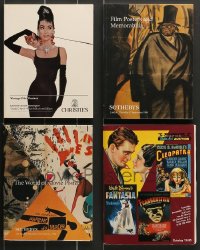 8m207 LOT OF 4 MOVIE POSTER AUCTION CATALOGS 1993-98 filled with great color images!