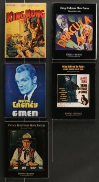 8m206 LOT OF 5 BUTTERFIELD'S AND SKINNER'S MOVIE POSTER AUCTION CATALOGS 1995-99 great images!