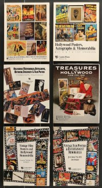 8m204 LOT OF 6 CAMDEN HOUSE AUCTION CATALOGS 1991-95 movie posters & other collectibles!
