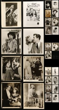 8m304 LOT OF 27 8X10 STILLS 1940s-1950s a variety of great portraits & movie scenes!
