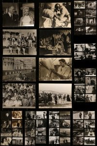 8m278 LOT OF 84 TRIMMED 7X10 STILLS 1950s-1980s great scenes from a variety of different movies!