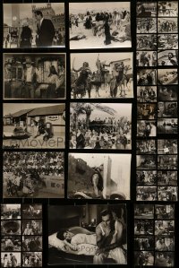 8m279 LOT OF 81 TRIMMED 7X10 STILLS 1950s-1970s great scenes from a variety of different movies!