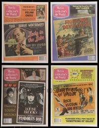 8m175 LOT OF 8 MOVIE COLLECTOR'S WORLD MAGAZINES 2012 ads of vintage movie posters for sale!