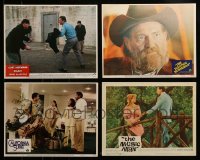 8m087 LOT OF 4 LOBBY CARDS 1960s-1970s Escape from Alcatraz, Electric Horseman, Music Man!