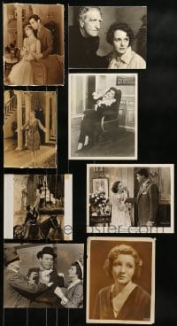 8m330 LOT OF 8 STILLS IN LESSER CONDITION 1930s-1970s great scenes from a variety of movies!