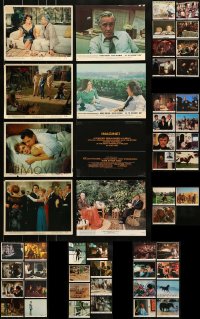 8m287 LOT OF 51 COLOR 8X10 STILLS AND MINI LOBBY CARDS 1950s-1980s from a variety of movies!