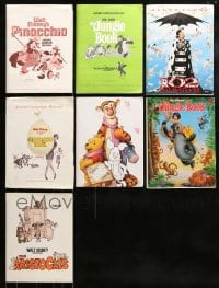 8m163 LOT OF 7 DISNEY PRESSKITS 1962 - 2003 containing a total of 31 8x10 stills!