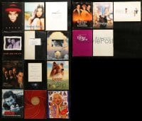 8m145 LOT OF 17 PRESSKITS 1990 - 1999 containing a total of 81 8x10 stills!