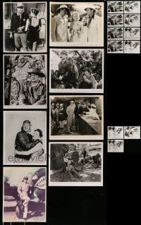 8m454 LOT OF 19 JOHN WAYNE REPRO 8X10 STILLS 1980s classic images with some duplicates!