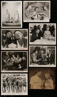 8m333 LOT OF 8 8X10 STILLS 1950s great scenes from a variety of different movies!