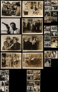 8m293 LOT OF 43 8X10 STILLS 1940s-1970s great scenes from a variety of different movies!