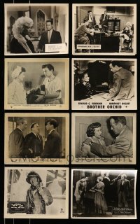 8m264 LOT OF 29 ENGLISH FRONT OF HOUSE LOBBY CARDS 1950s-1960s a variety of movie scenes!