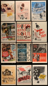 8m035 LOT OF 12 MAGAZINE ADS 1940s great images from a variety of different movies!