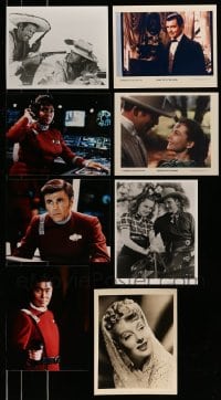 8m468 LOT OF 8 REPRO 8X10 PHOTOS 1980s Gone with the Wind, Star Trek, Eastwood & more!