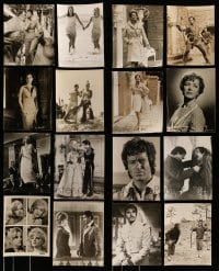 8m299 LOT OF 40 TRIMMED 8X10 STILLS 1960s-1970s scenes & portraits from a variety of different movies!