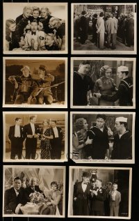 8m331 LOT OF 8 JACK OAKIE 8X10 STILLS 1930s great scenes from several of his movies!