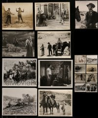 8m312 LOT OF 17 WESTERN 8X10 STILLS 1930s-1950s great scenes from a variety of cowboy movies!