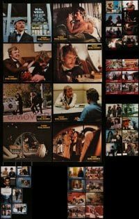 8m031 LOT OF 70 GERMAN LOBBY CARDS 1970s-2000s great scenes from a variety of movies!