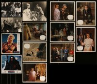 8m027 LOT OF 13 NON-U.S. STILLS AND LOBBY CARDS 1960s-1980s scenes from a variety of movies!