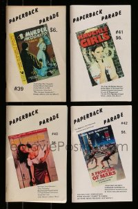 8m182 LOT OF 4 PAPERBACK PARADE MAGAZINES 1990s filled with information on books!