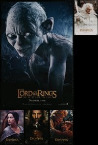 8m428 LOT OF 6 UNFOLDED DOUBLE-SIDED 27X40 LORD OF THE RINGS: THE RETURN OF THE KING ONE-SHEETS 2003