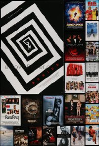 8m393 LOT OF 24 UNFOLDED MOSTLY DOUBLE-SIDED 27X40 ONE-SHEETS 1990s-2010s great movie images!