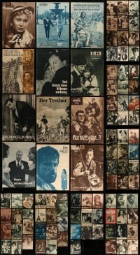 8m192 LOT OF 94 EAST GERMAN PROGRAMS 1950s-1960s w/ binder, Marilyn Monroe, Cardinale, Loren & more!