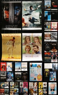 8m348 LOT OF 58 UNFOLDED MINI POSTERS 2010s great images from a variety of different movies!