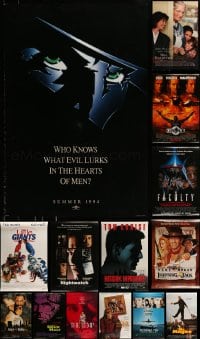 8m406 LOT OF 19 UNFOLDED MOSTLY DOUBLE-SIDED 27X40 ONE-SHEETS 1990s great movie images!
