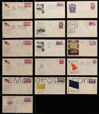 8m226 LOT OF 16 U.S. STATEHOOD AND TERRITORIAL FIRST DAY COVER ENVELOPES 1930s-1940s