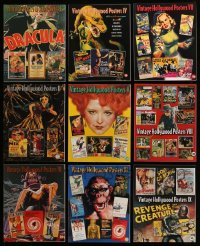 8m201 LOT OF 9 VINTAGE HOLLYWOOD POSTERS AUCTION CATALOGS 1990s-00s filled with color images!