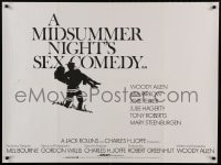 8p392 MIDSUMMER NIGHT'S SEX COMEDY British quad 1982 Woody Allen, Mia Farrow, Jose Ferrer