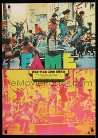 8p150 FAME East German 23x32 1984 Alan Parker & Cara at New York High School of Performing Arts!