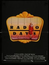 8p718 RADIO DAYS French 15x20 1987 Woody Allen, Seth Green, Dianne Wiest, New York City!